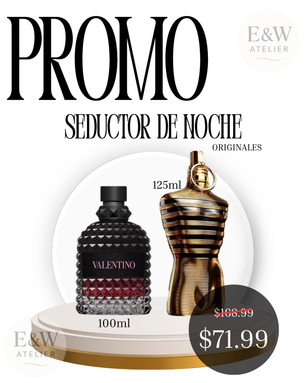 PROMO 🛒 Seductor de Noche 🍸 VALENTINO ROMA + JPG ELIXIR